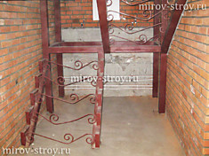 Металлокаркас лестницы 18