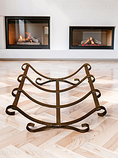 Дровница каминная 02