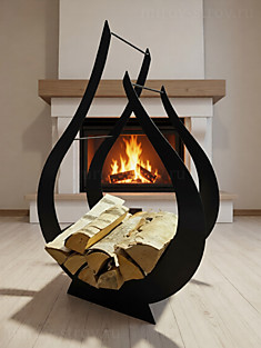 Дровница Пламя