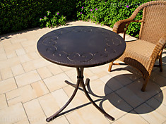 Стол металлический с резкой