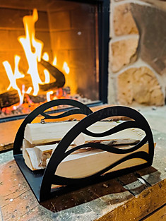 Дровница Волна